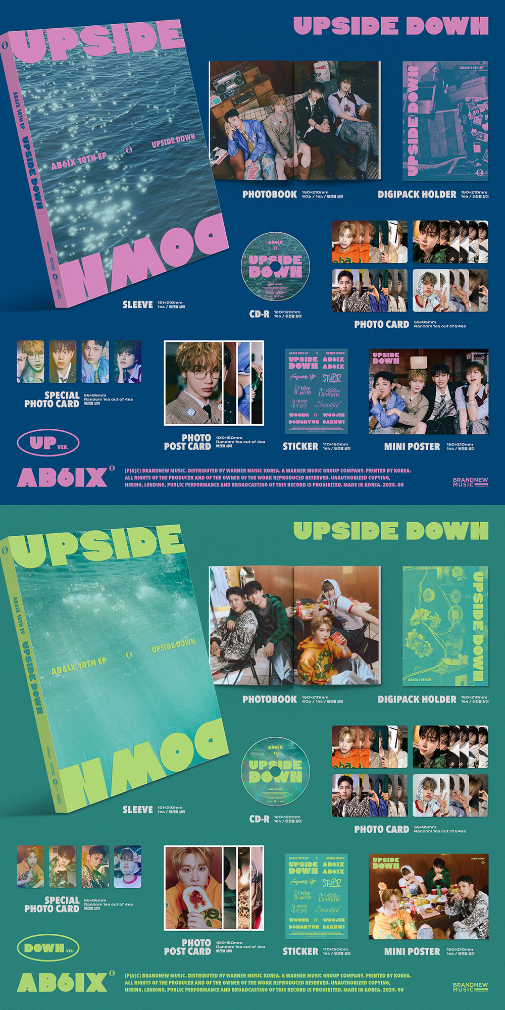 251026) AB6IX | UPSIDE DOWN [1:1 POLAROID PHOTO EVENT - TAIPEI