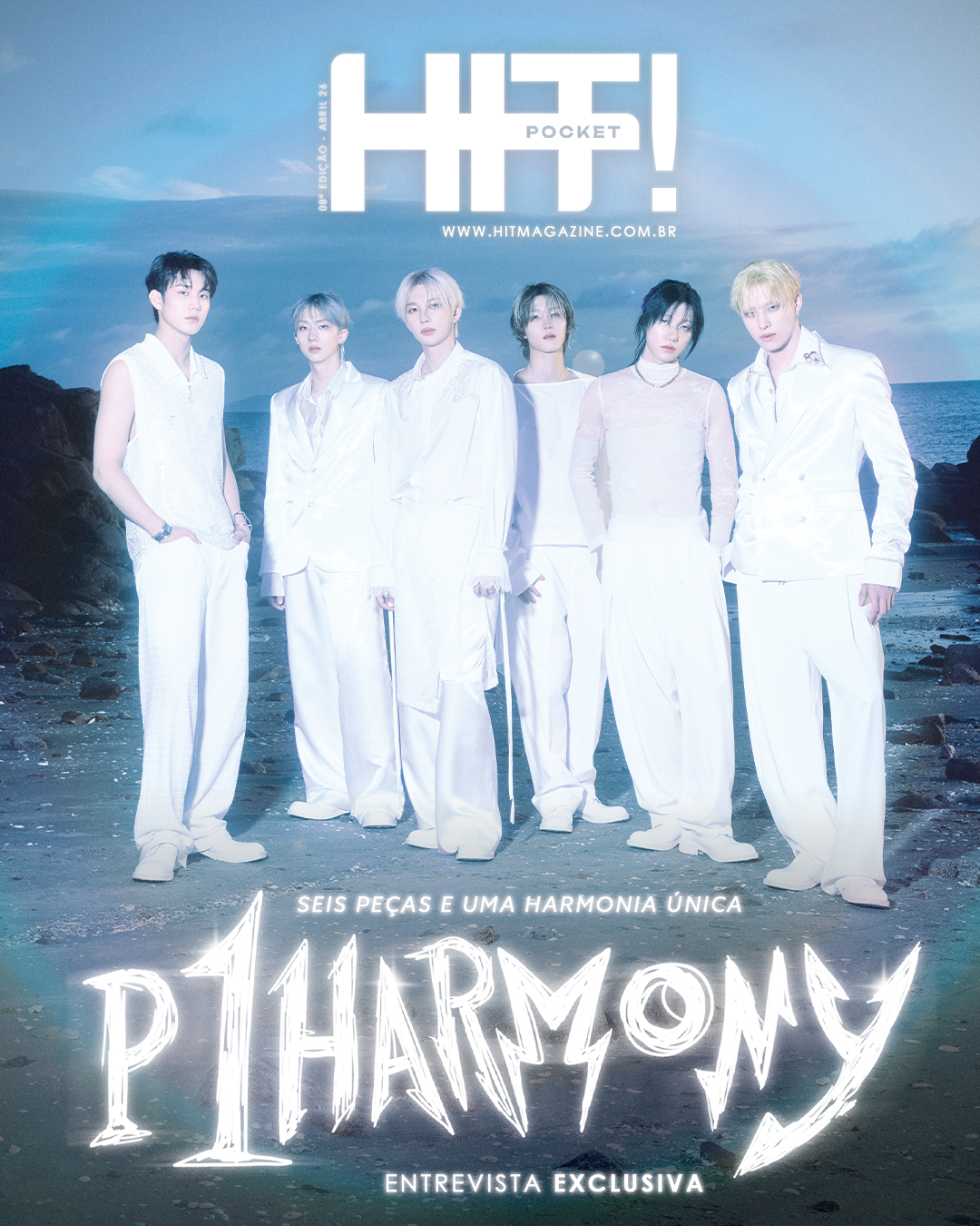 IVE HIT! MAGAZINE POCKET 雑誌 ブラジル　トレカ コンプ HIT! MAGAZINE POKET BRAZIL | 2026 APR. | P1Harmony COVER | K-MONSTAR